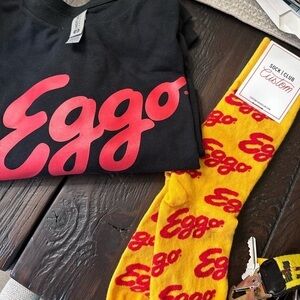 Eggo T Shirt & Socks NWT
